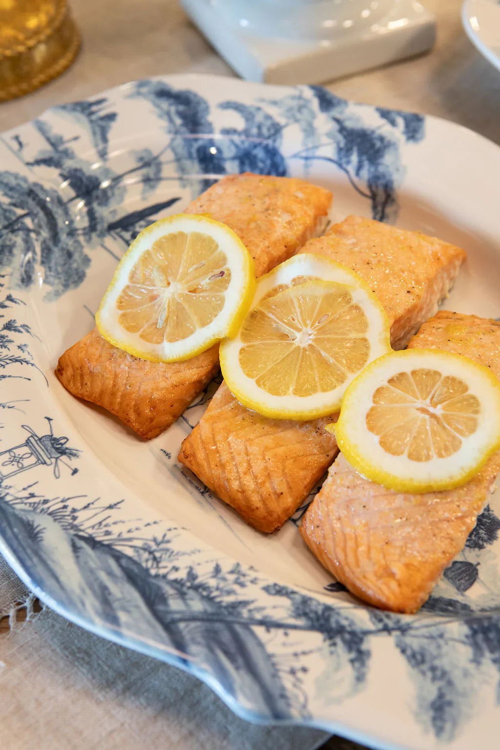 Sunday Dinner with Diane: Lemon Zest Baked Salmon