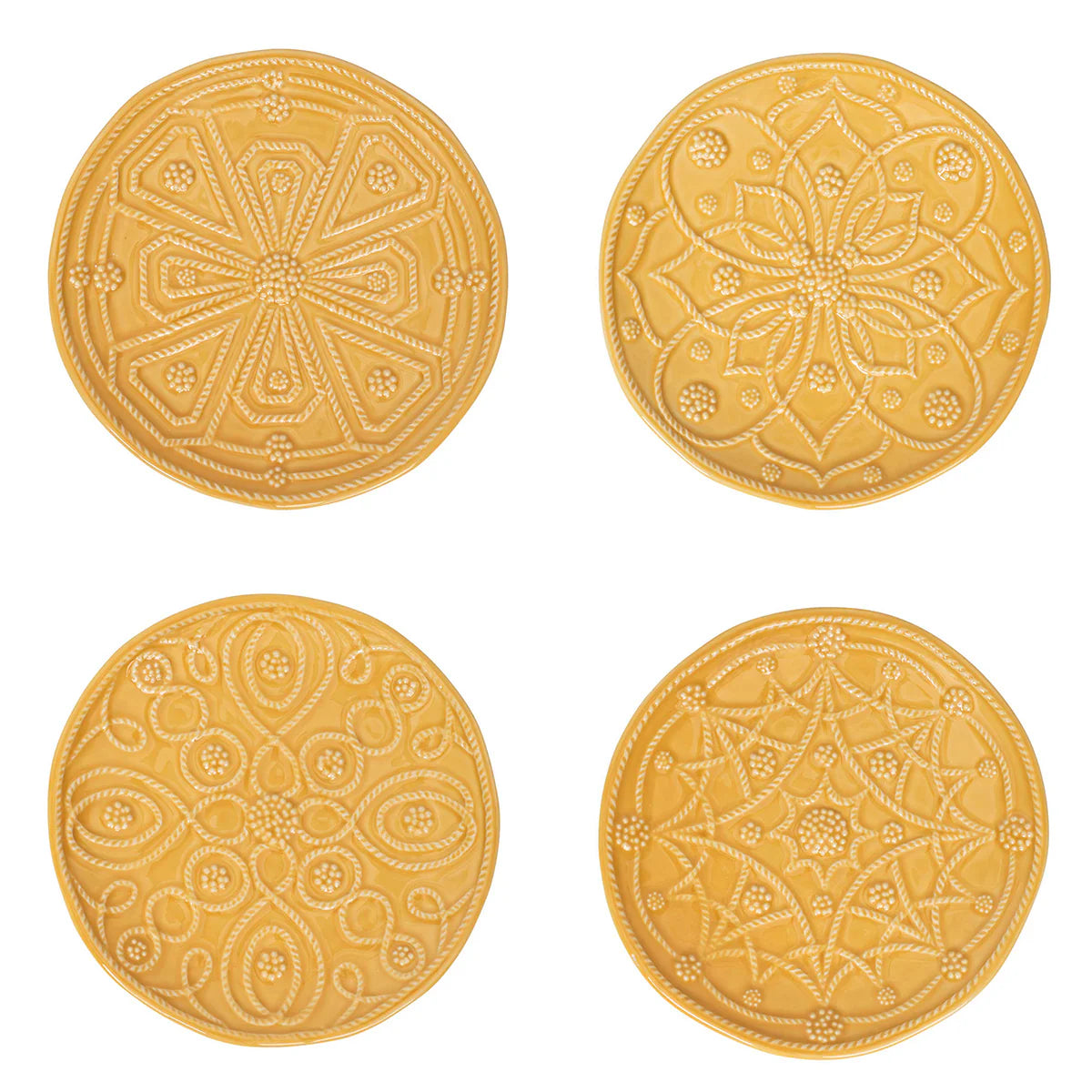 Jardins du Monde Side/Cocktail Plate Set