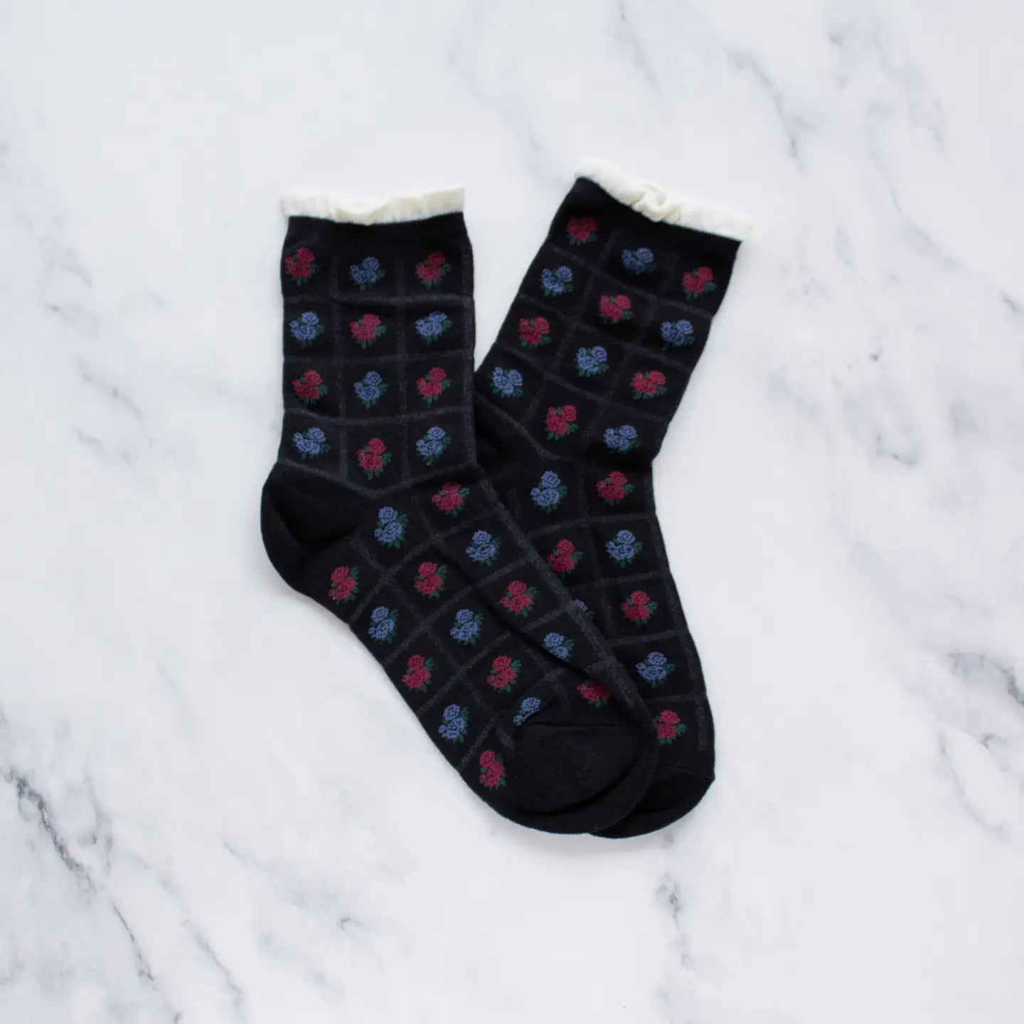 Antique Floral Socks