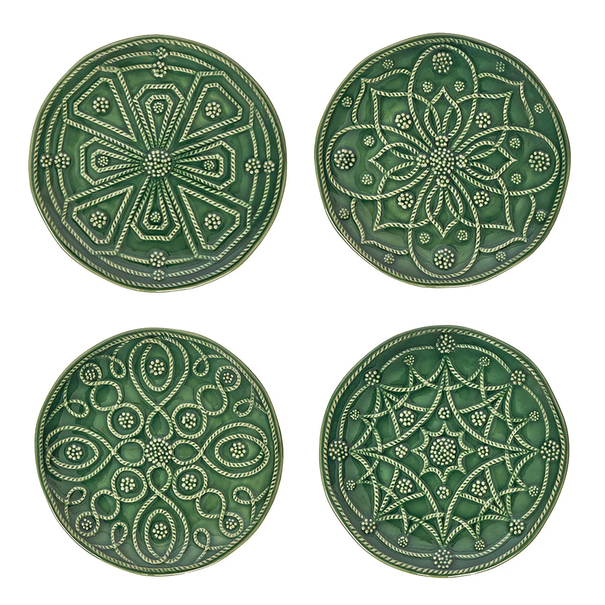 Jardins du Monde Side/Cocktail Plate Set