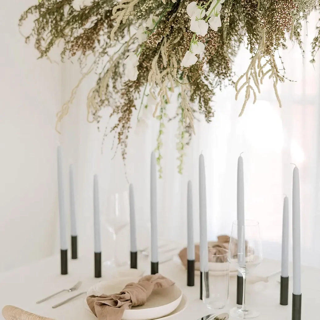 Beeswax Dipped Candles - Eucalyptus