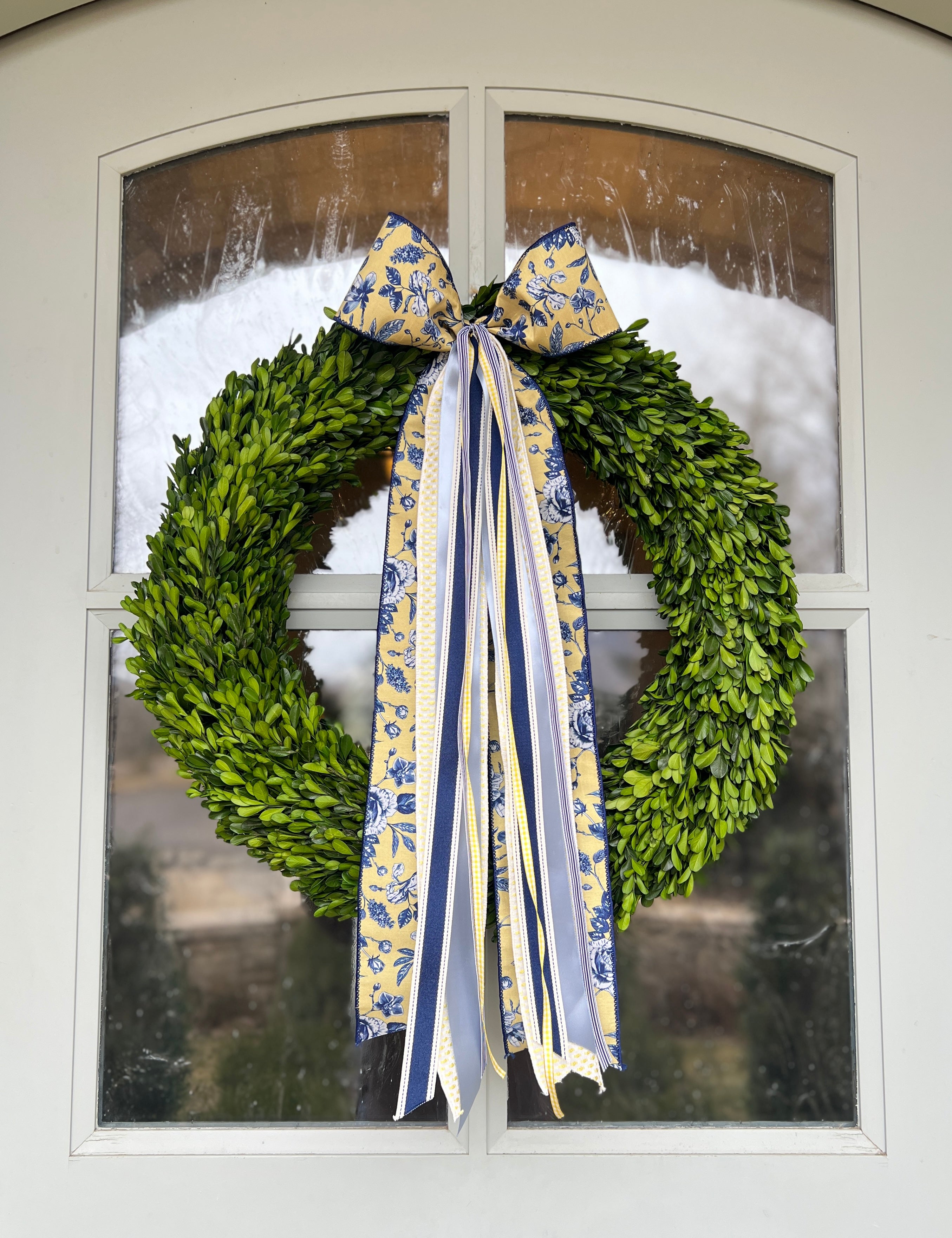 Haven Signature Preserved Boxwood Round Wreath 20"
