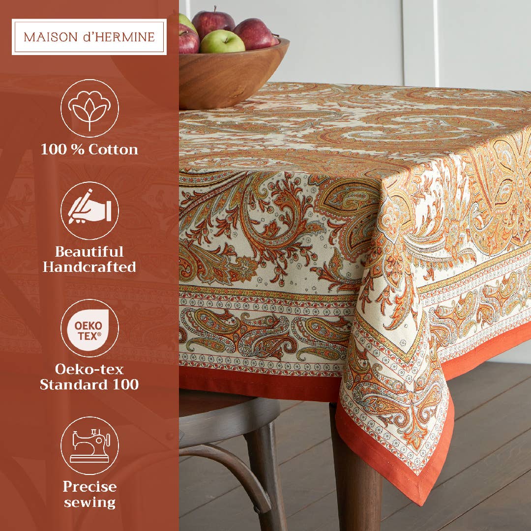 Kashmir Paisley Tablecloth