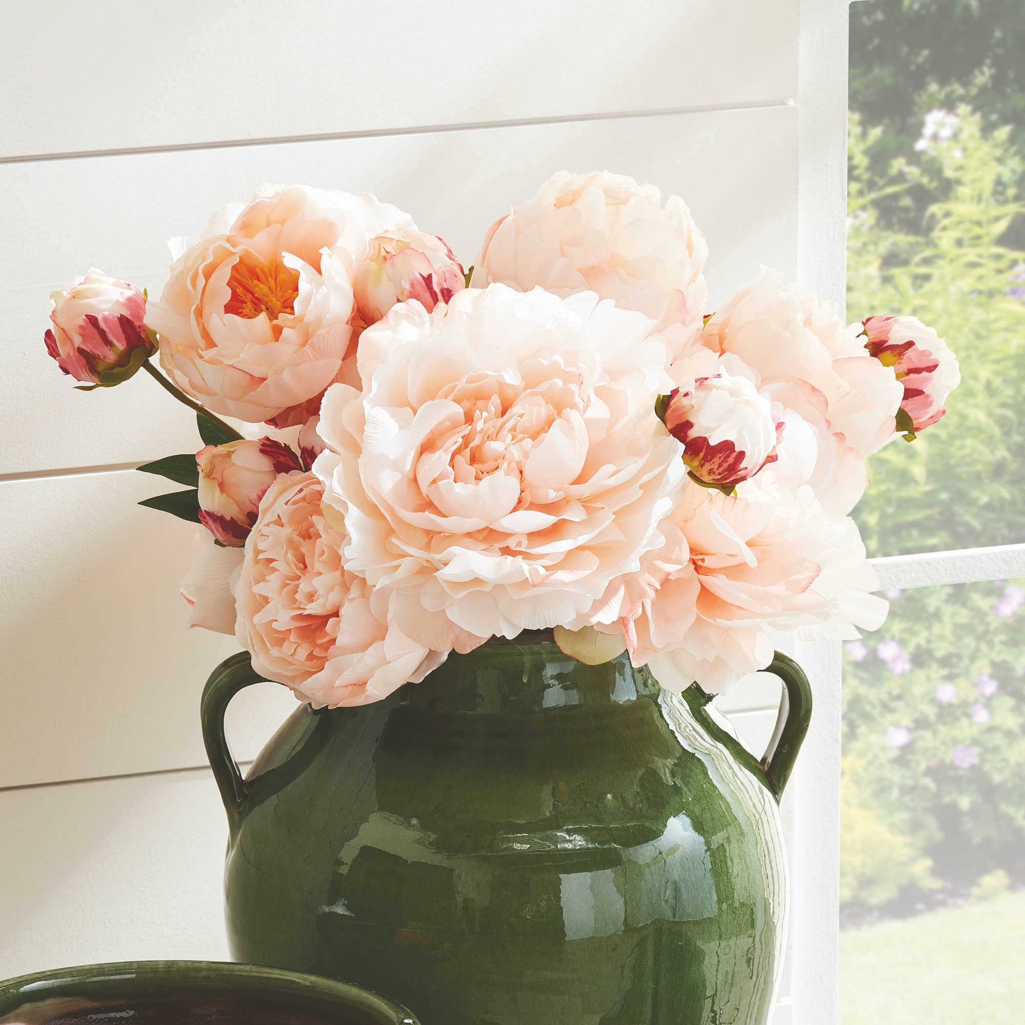 Peony Stem Light Pink 21"