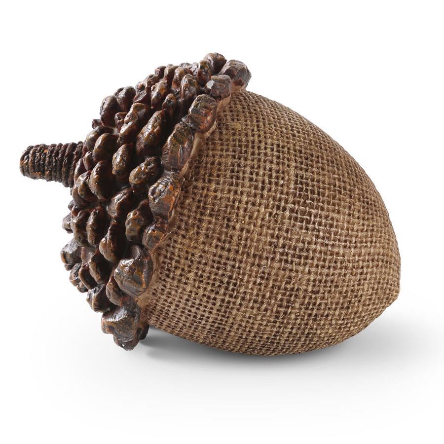 Resin Acorn with Pinecone Top