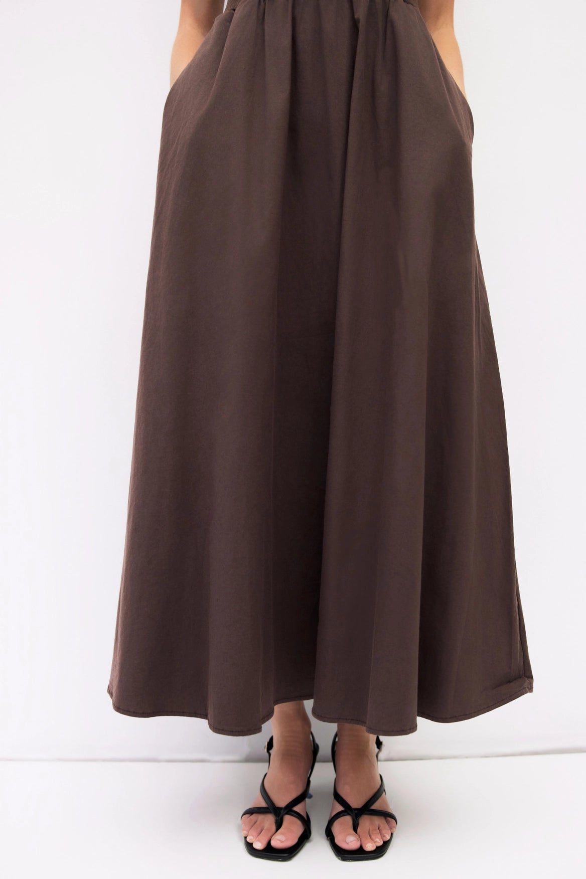 The Lynette Dress Brown