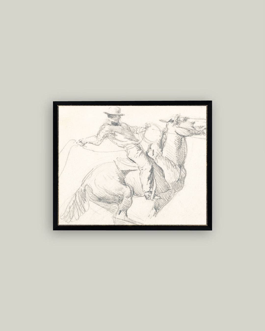 P. Ranch Oregon Framed Antique Art