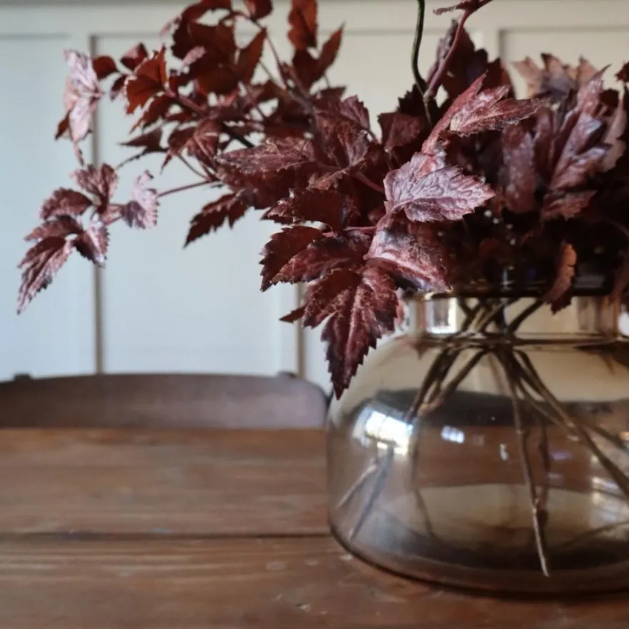 Plum Cimicifuga Ramosa Leaf Spray 19.5"