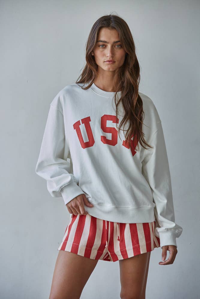 Crew USA Pullover