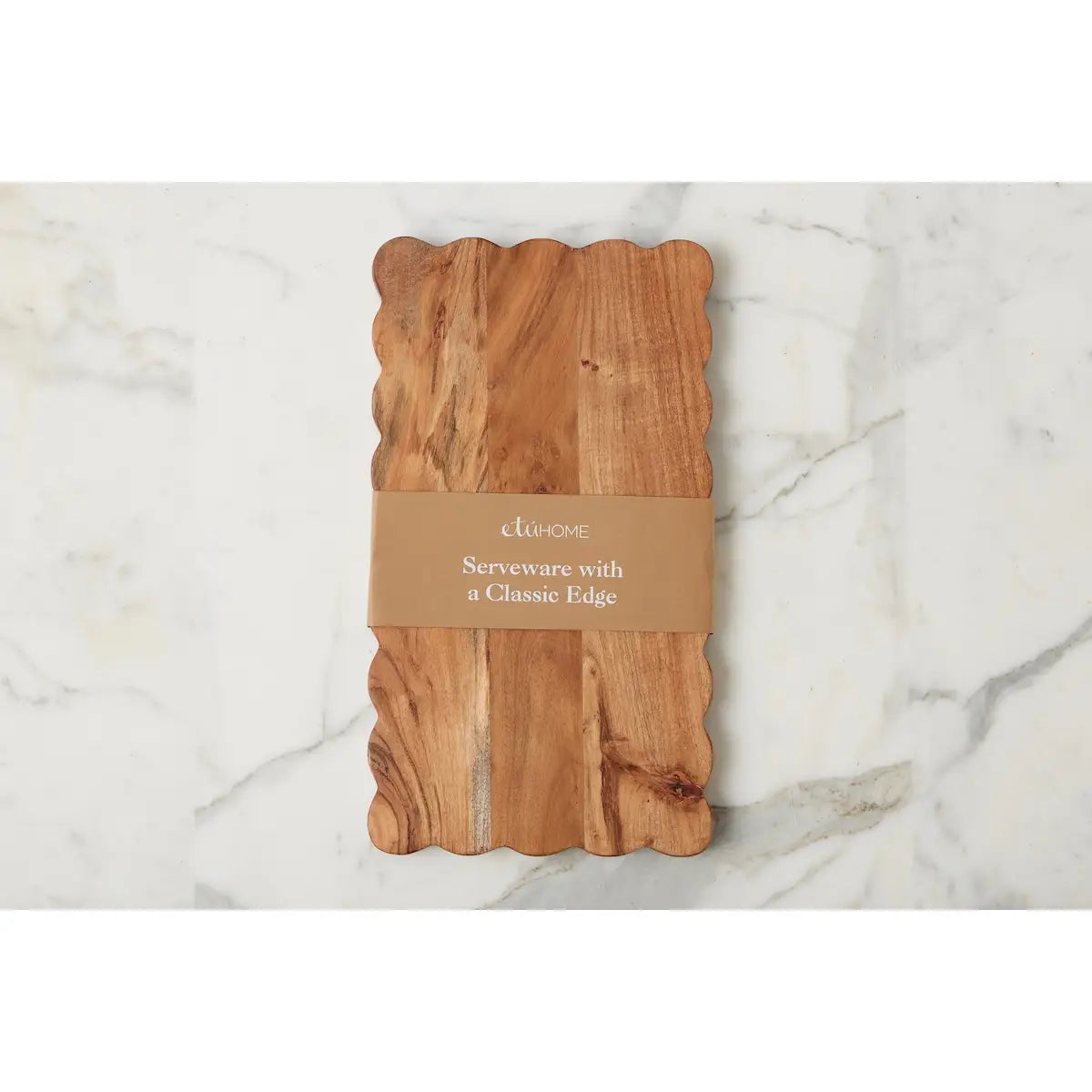 Rectangle Scalloped Cutting Board