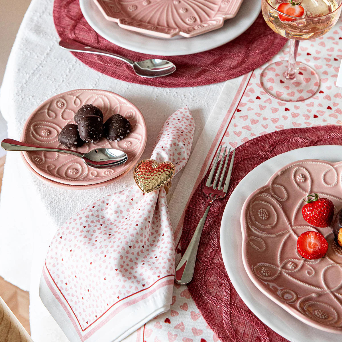 Jardins du Monde Side/Cocktail Plate Set