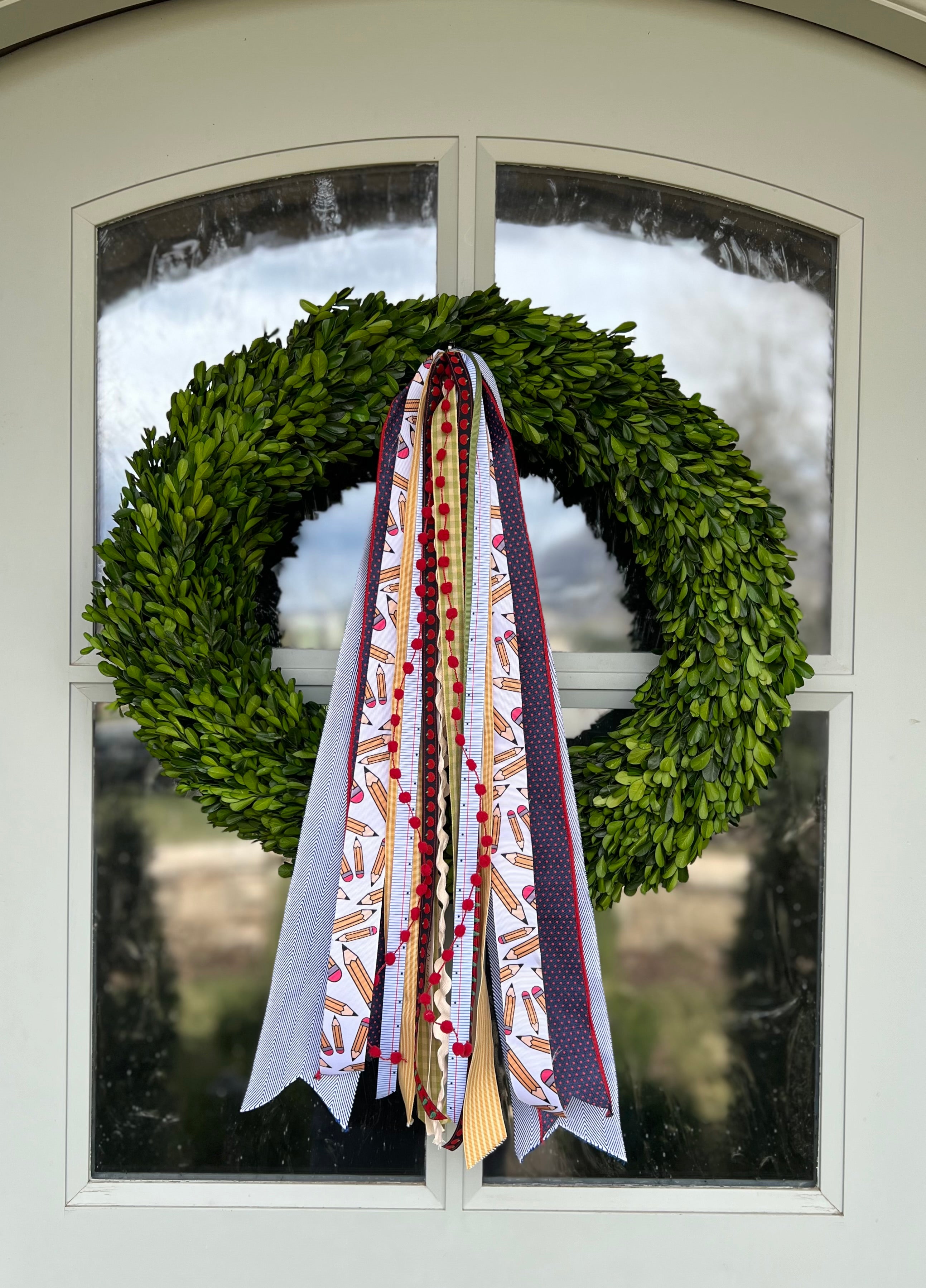 School Days Wreath Ribbon