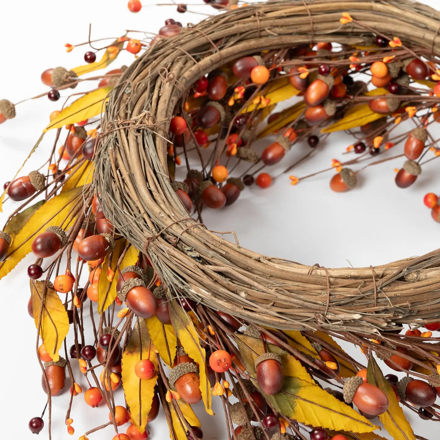 Acorn Harvest Wreath 24"