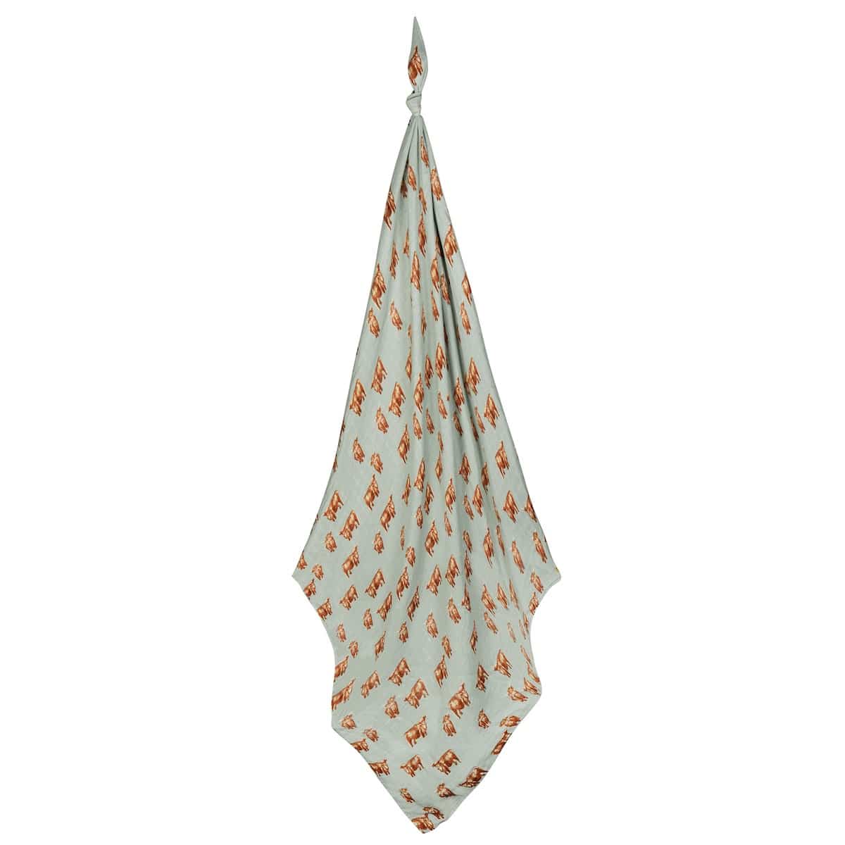 Bamboo Swaddle Highland Cow