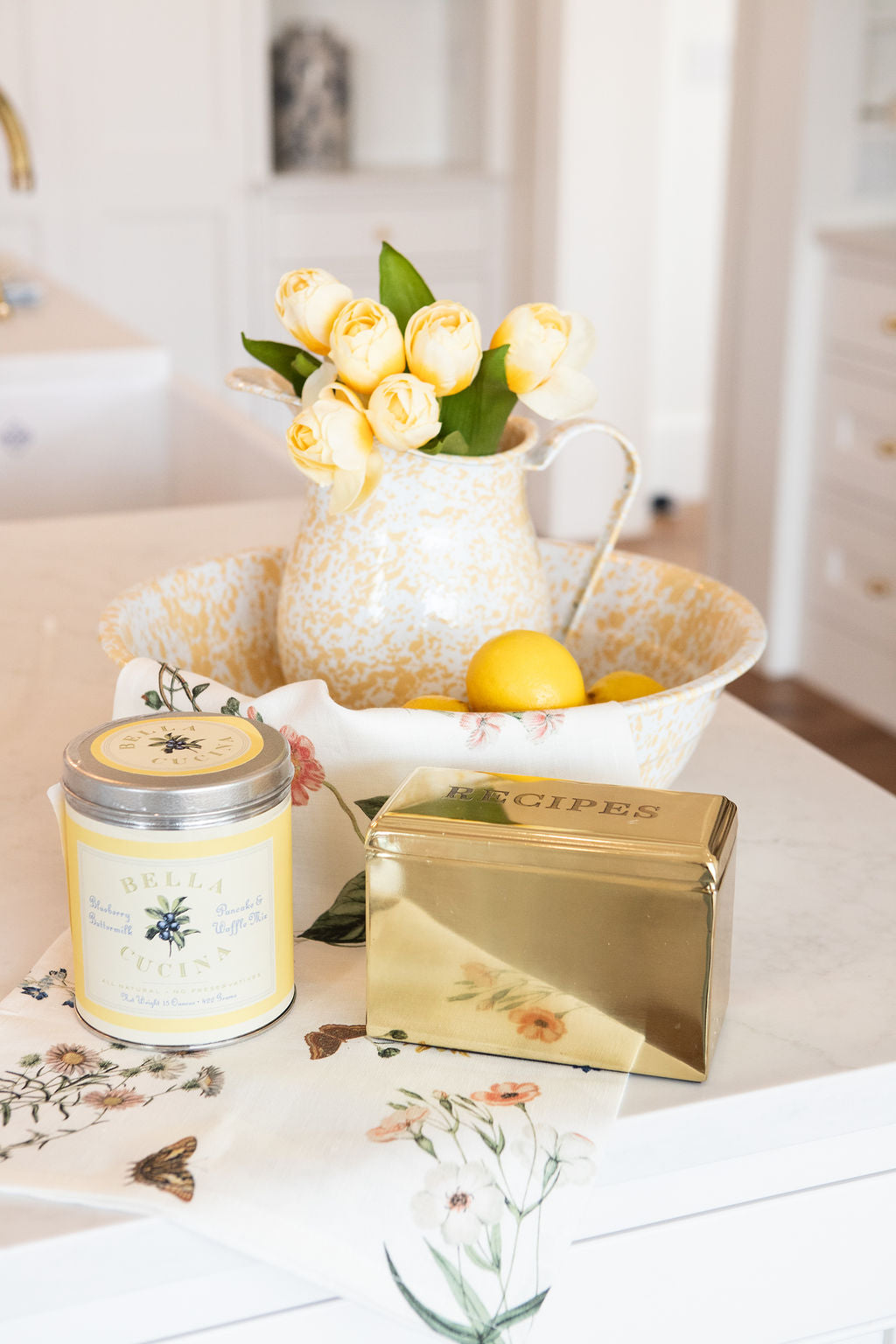 Etched Stainless Steel Recipe Box