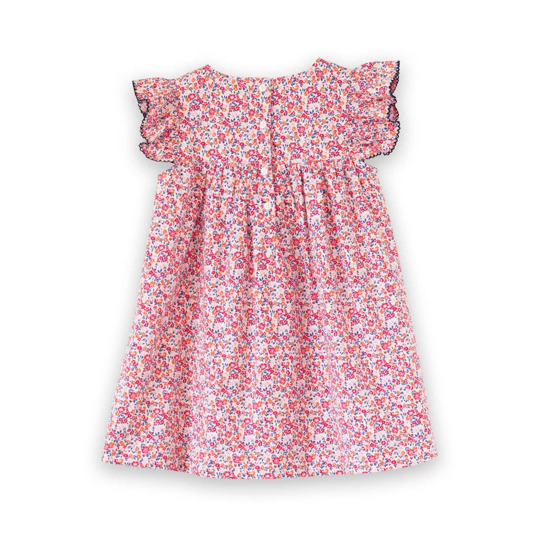 Hannah Dress with Flutter Sleeves