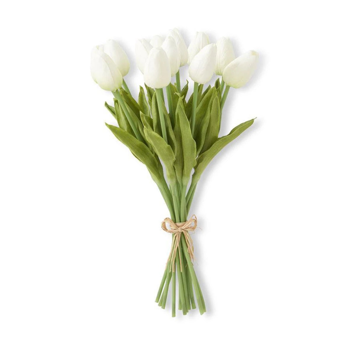 Real Touch Mini Tulip Bundle White