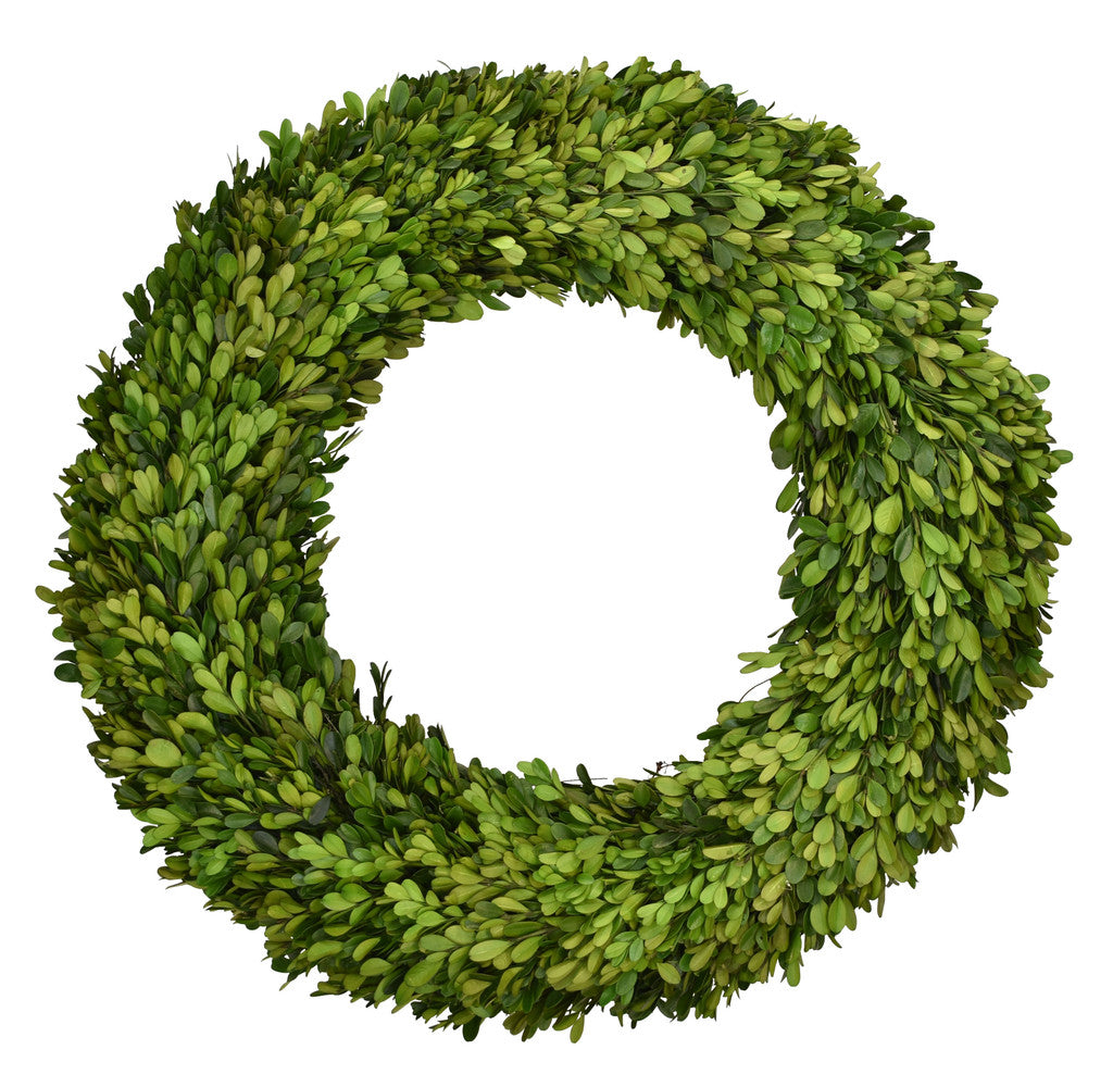 Haven Signature Preserved Boxwood Round Wreath 20"