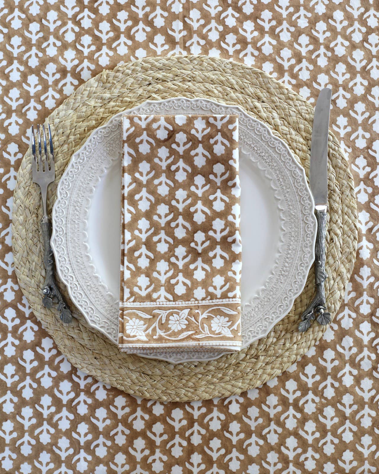 Charlotte Caramel Napkin Set