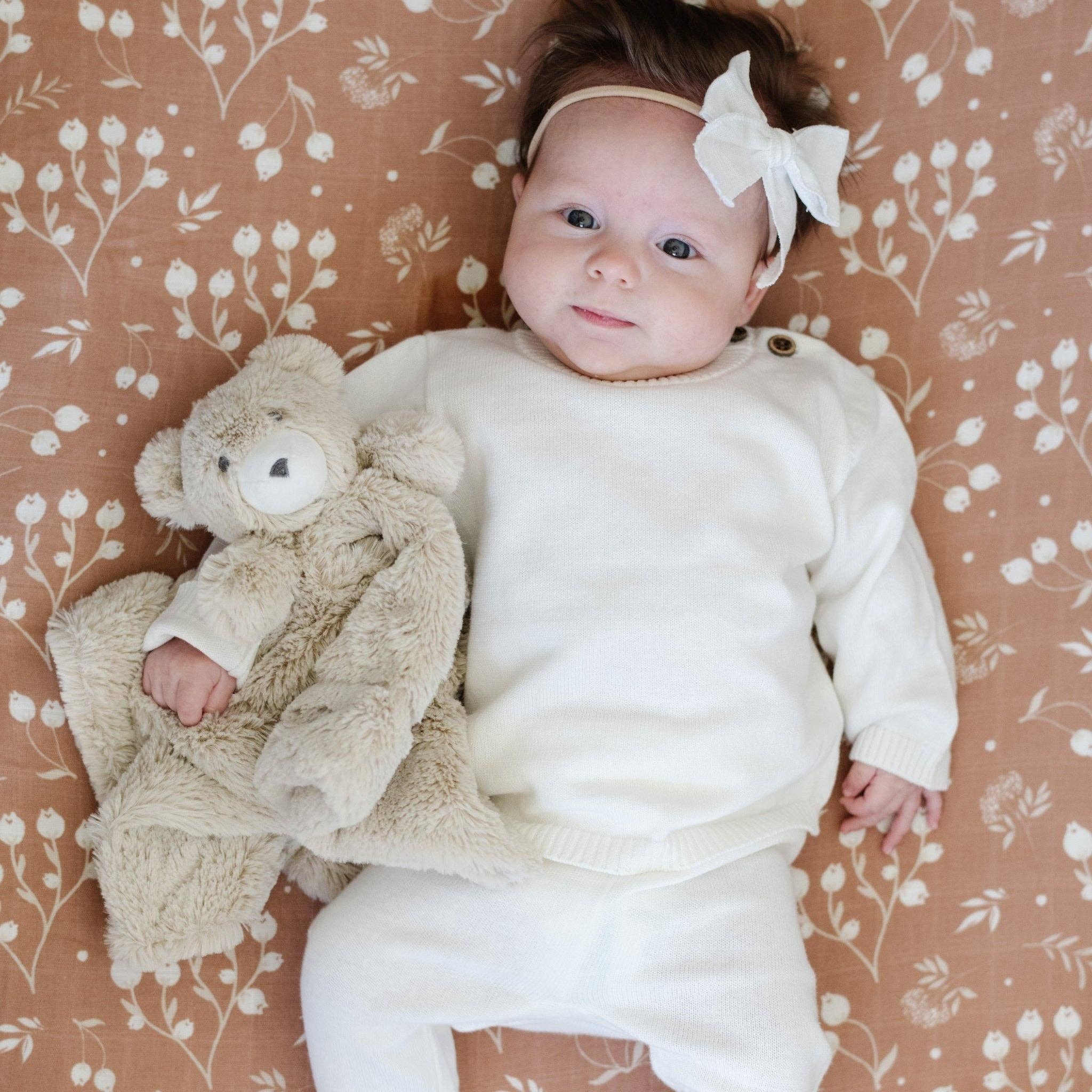 Heirloom Cotton Knit Set Cream