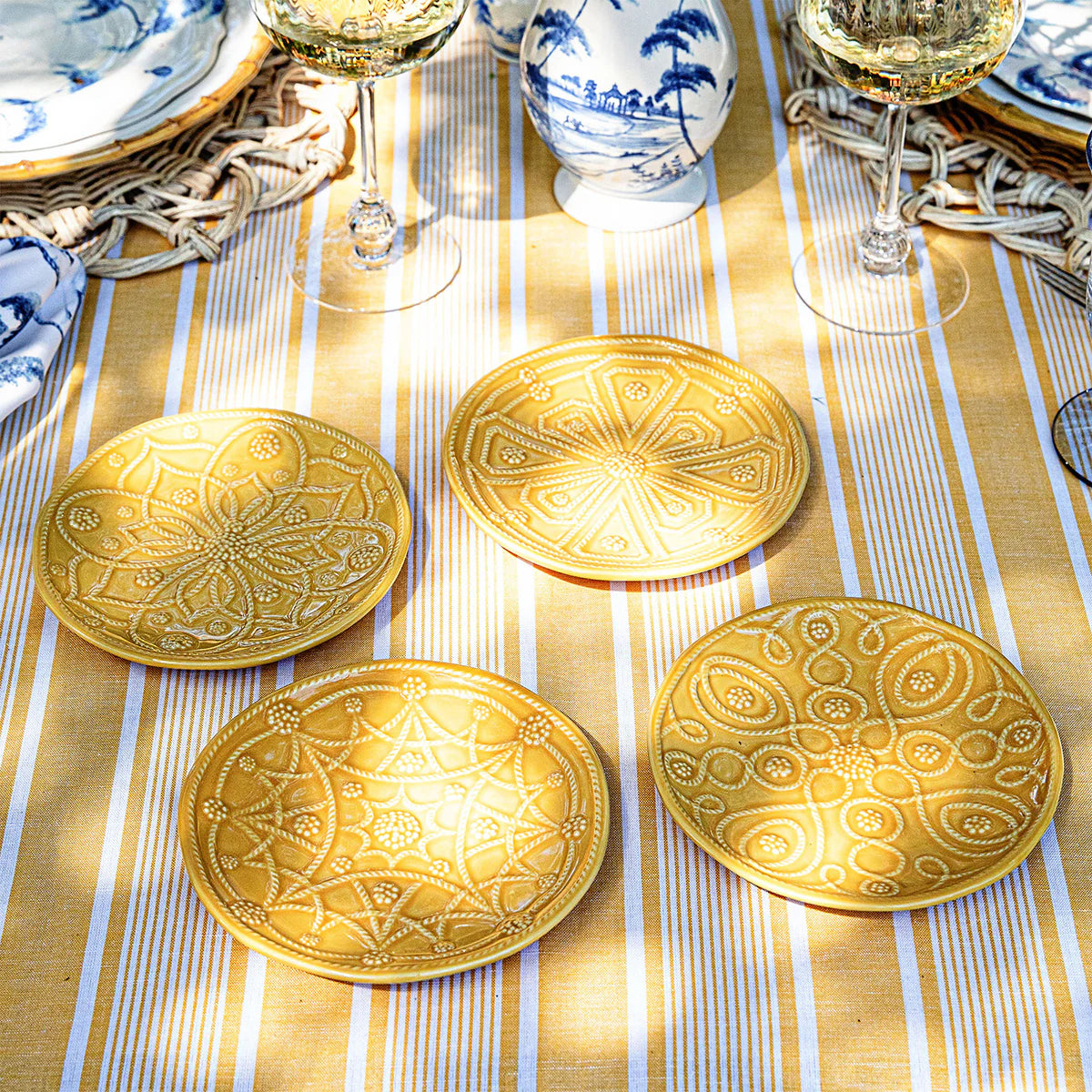 Jardins du Monde Side/Cocktail Plate Set