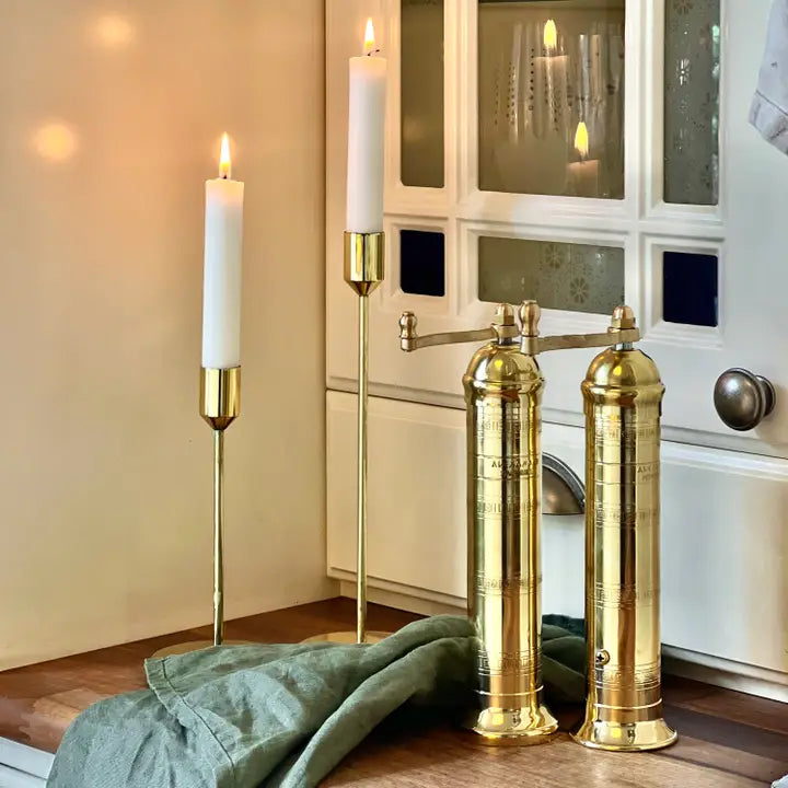 Brass Mill Pepper Grinder 8”
