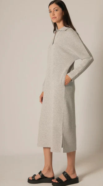 Butter Collared Long Sleeve Dress