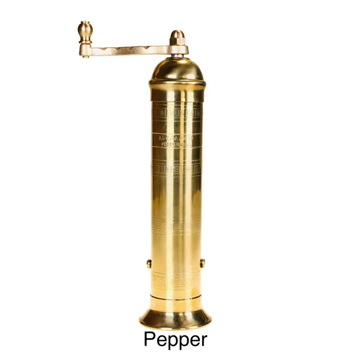 Brass Mill Pepper Grinder 8”