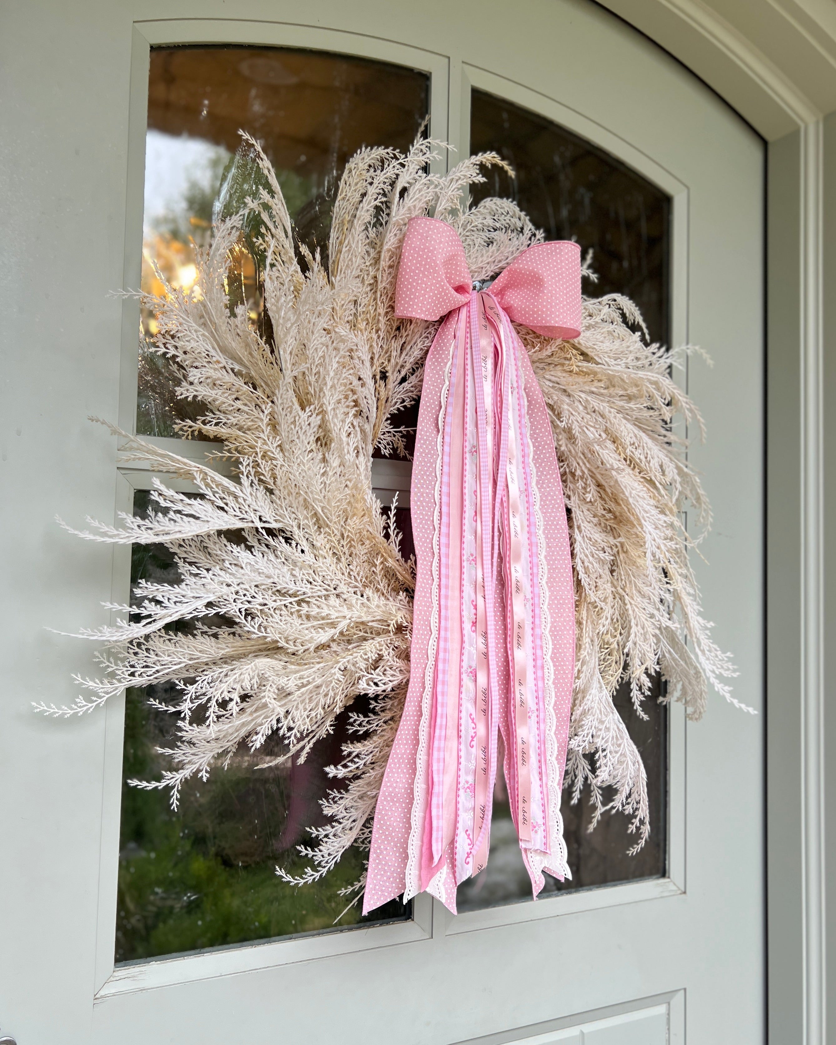 It's a Girl Wreath Ribbon