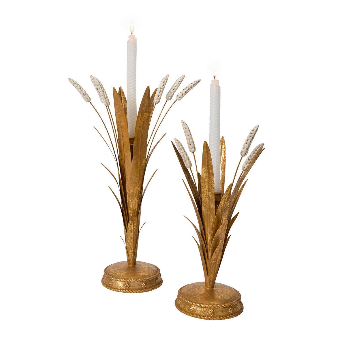 Forest Walk Wheat Candlestick