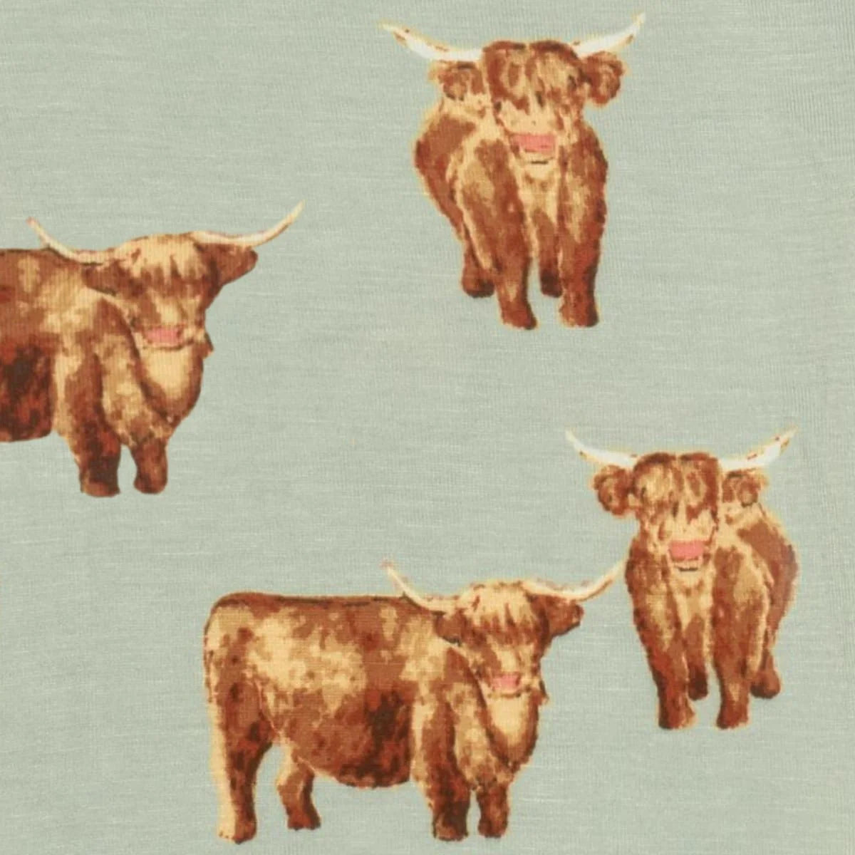 Bamboo Swaddle Highland Cow