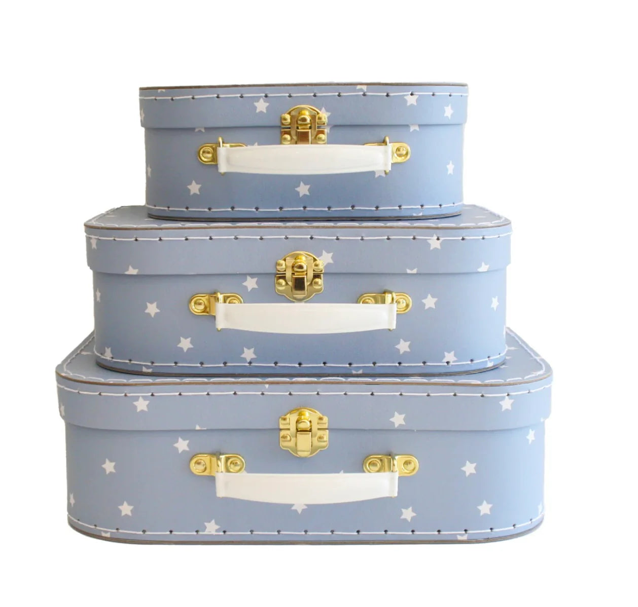 Kids Carry Case Blue Stars