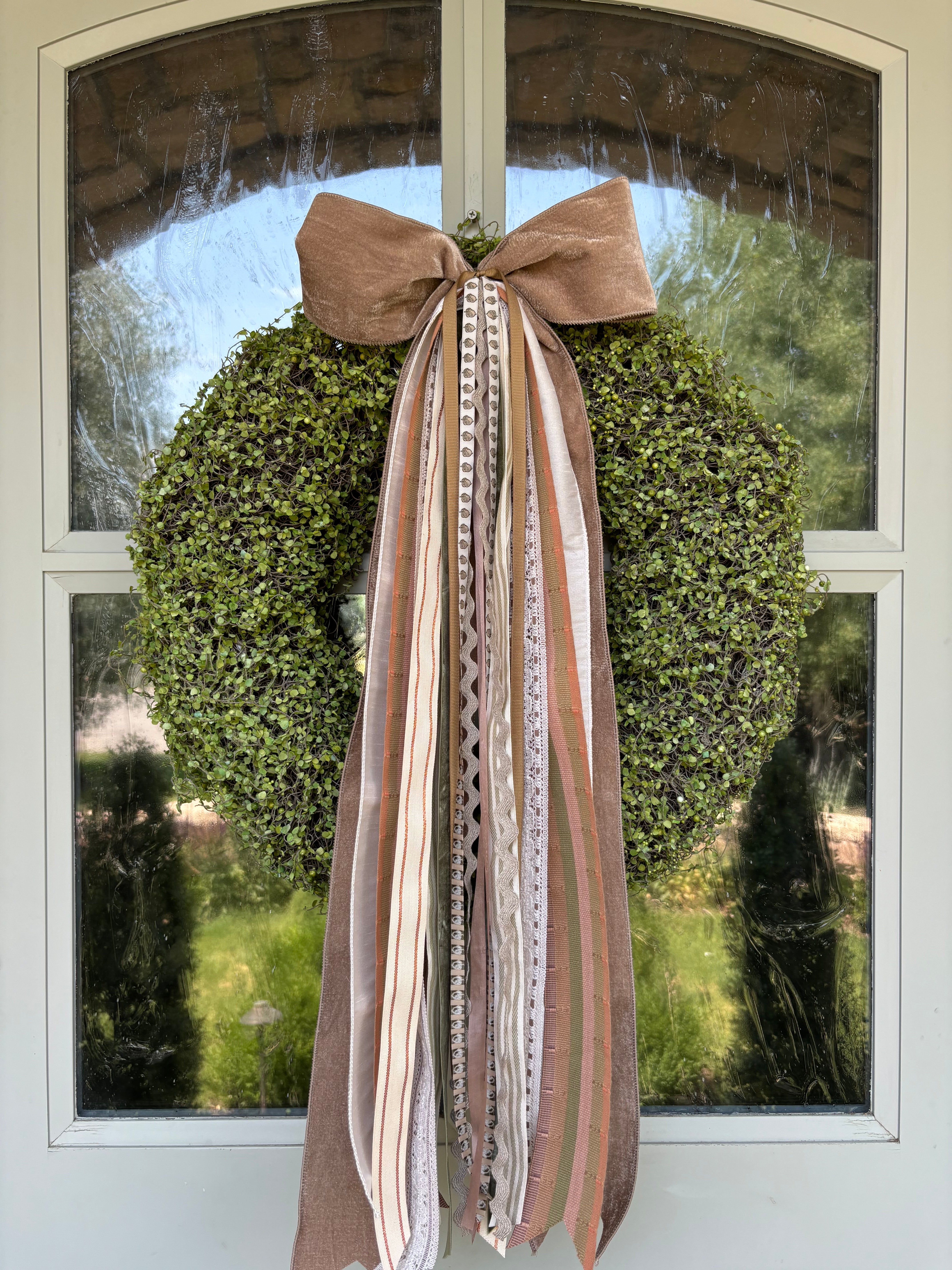 Regal Harvest Soirée Wreath Ribbon