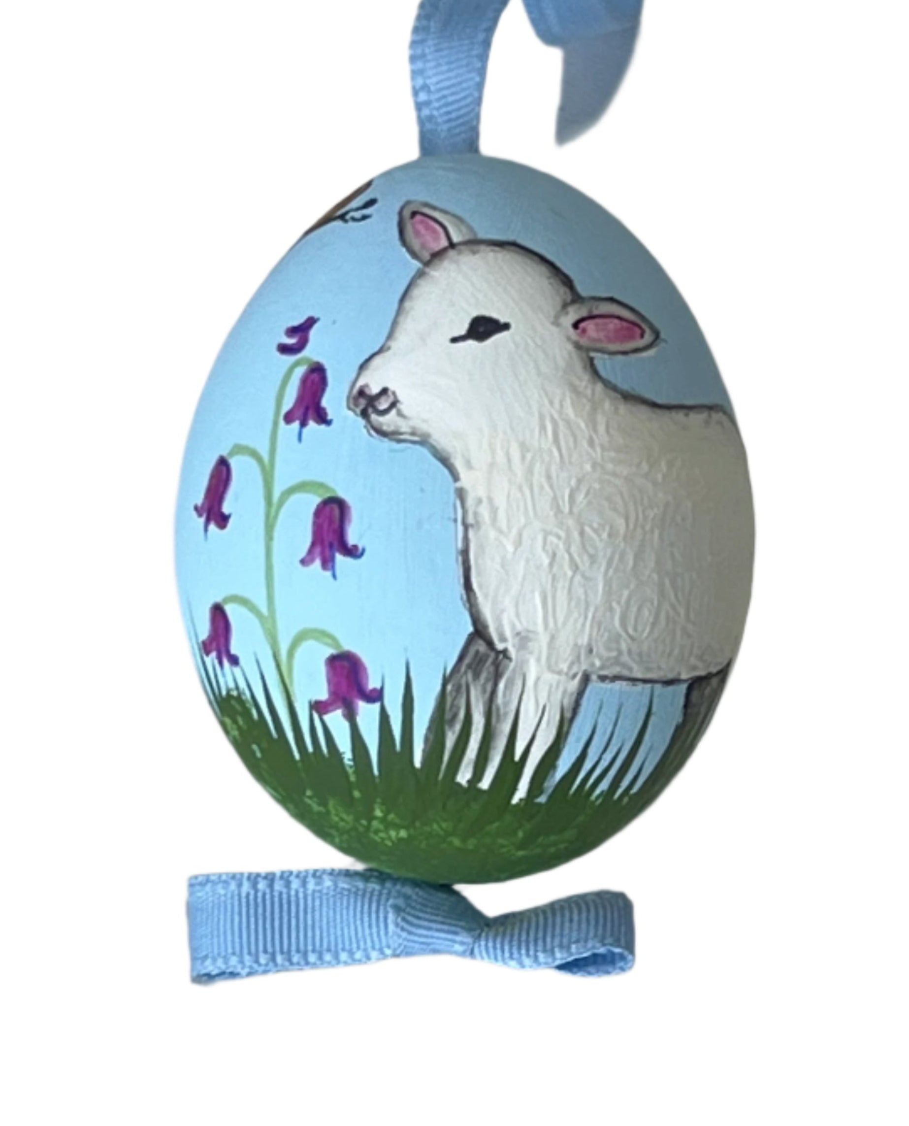Hand Painted Egg Lamb