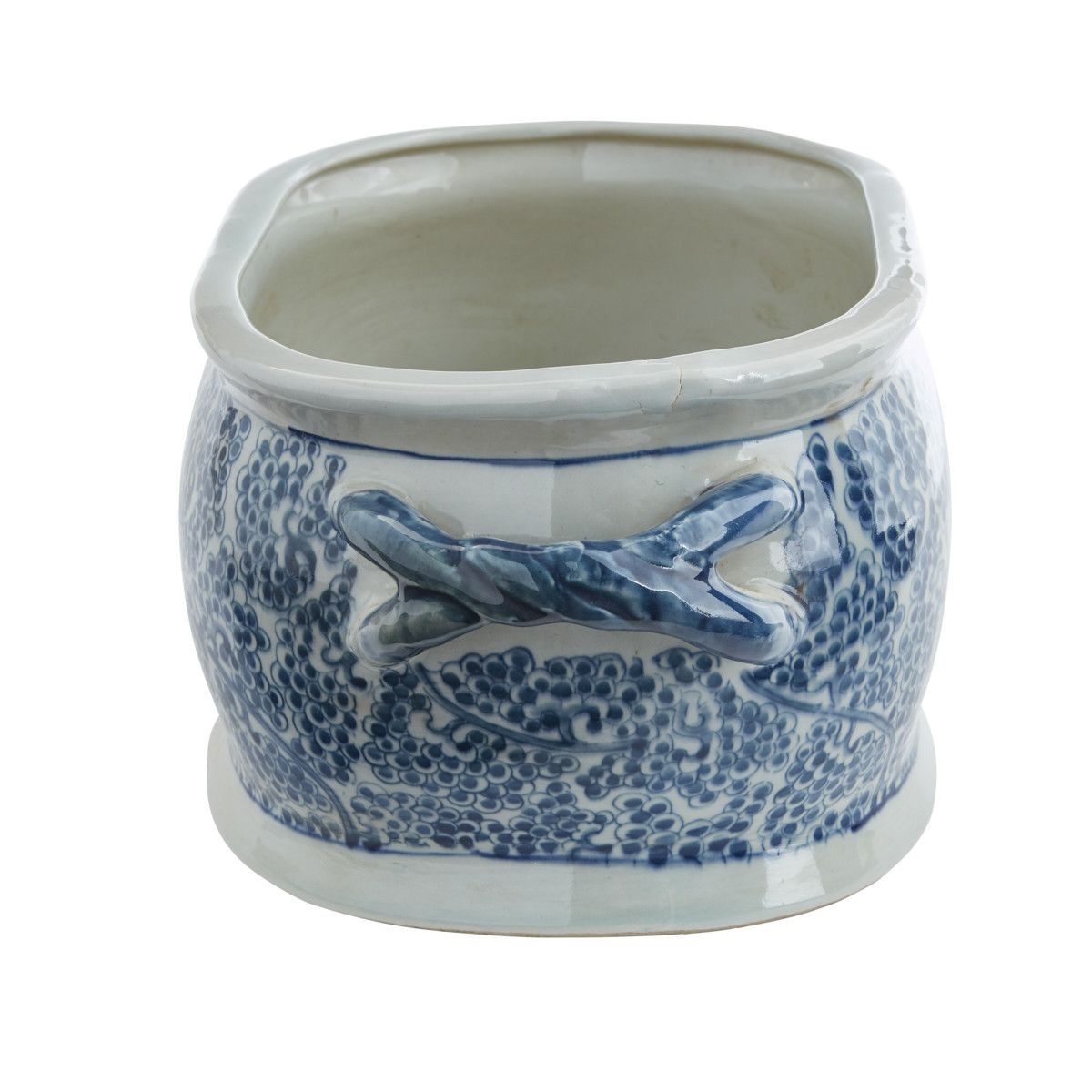 Blue and White Phoenix Bath Planter