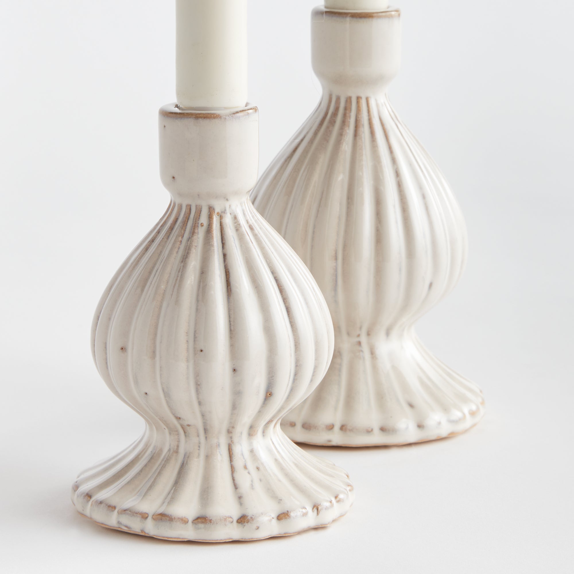 Mela Taper Candle Holder Set