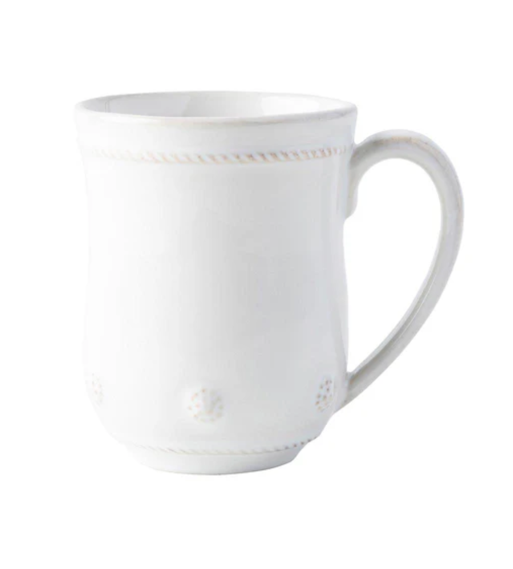 Berry & Thread Whitewash Flared Mug Set of 4
