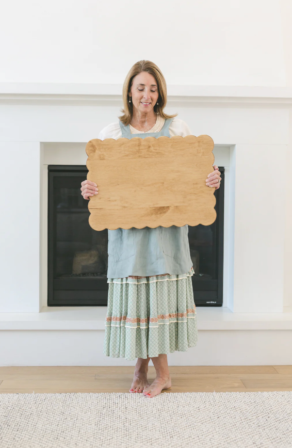 Two Foot Scallop Harvest Board Round