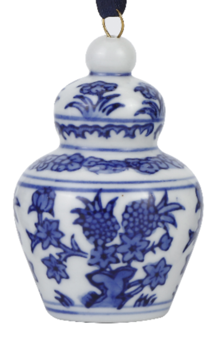 Porcelain Hand Painted Ornaments
