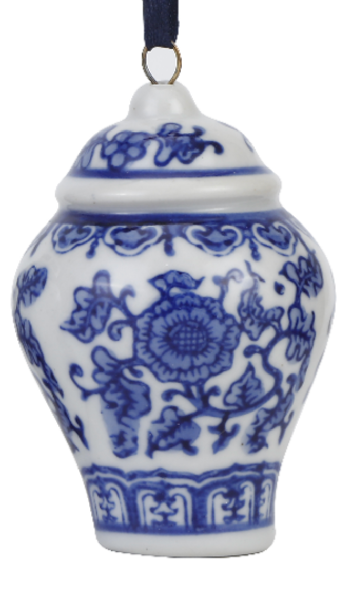 Porcelain Hand Painted Ornaments