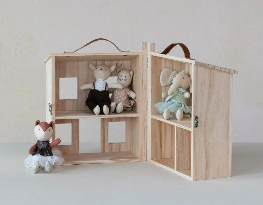 Wood Folding Doll House