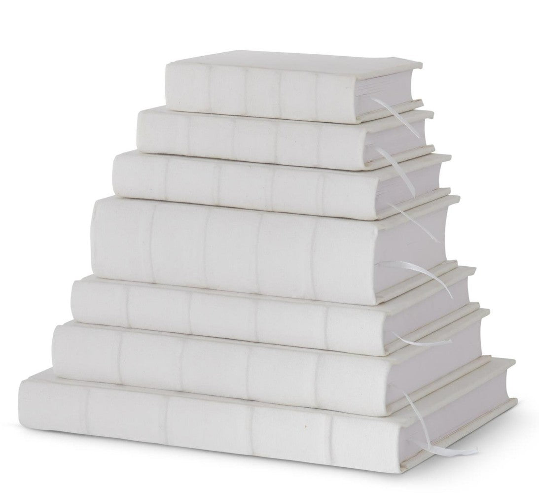 White Cotton Canvas Journals