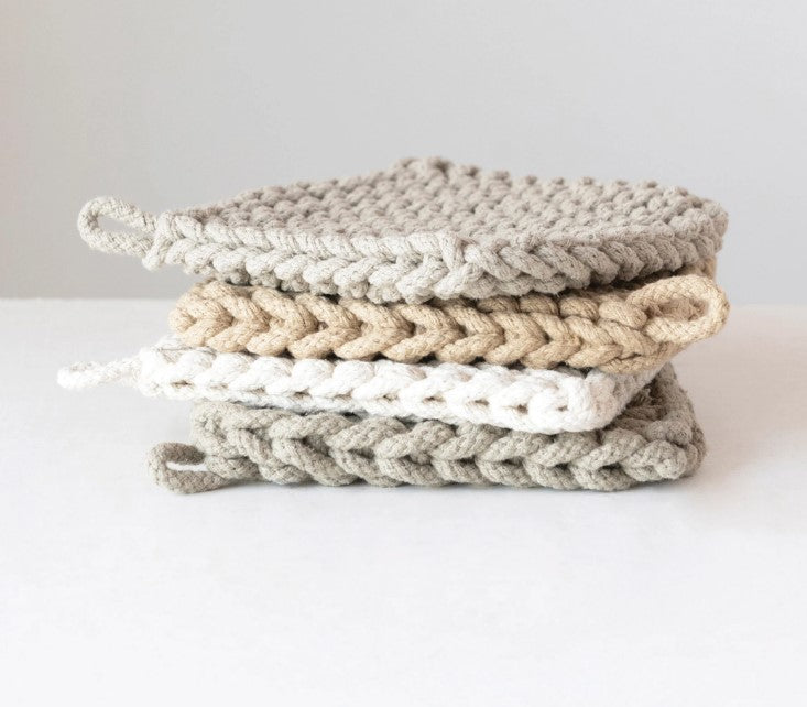 Cotton Crochet Pot Holder