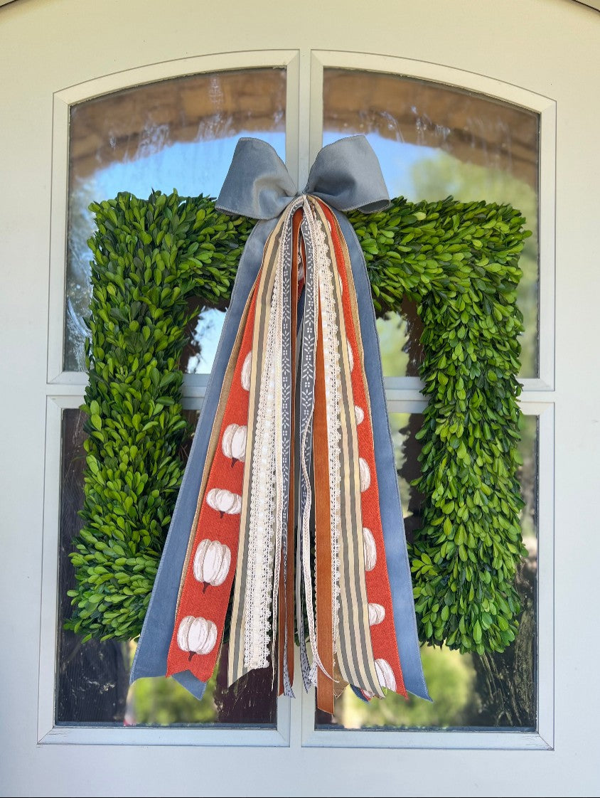 Haven Signature Preserved Boxwood  Square Wreath 20"