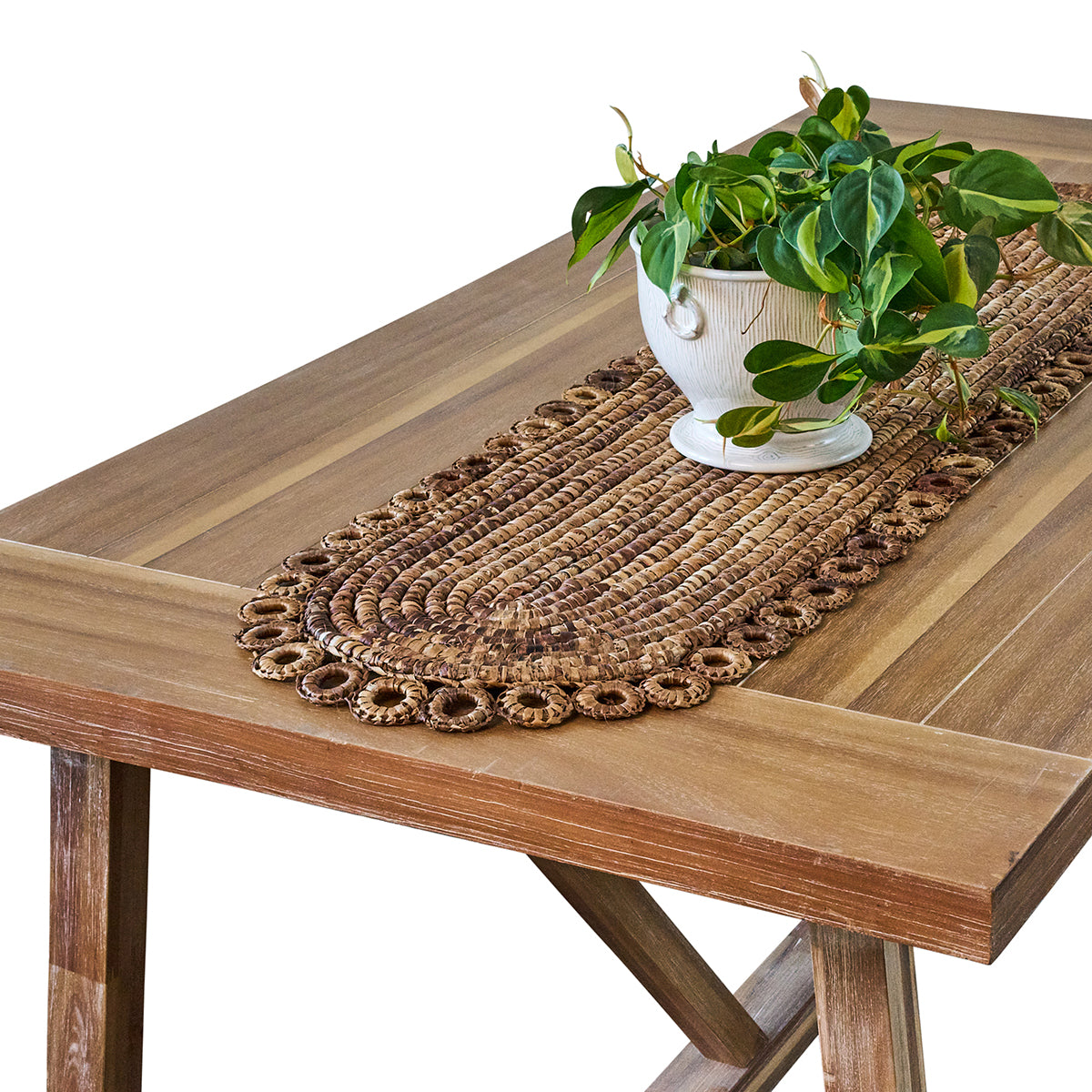 Rustic Ring Table Runner