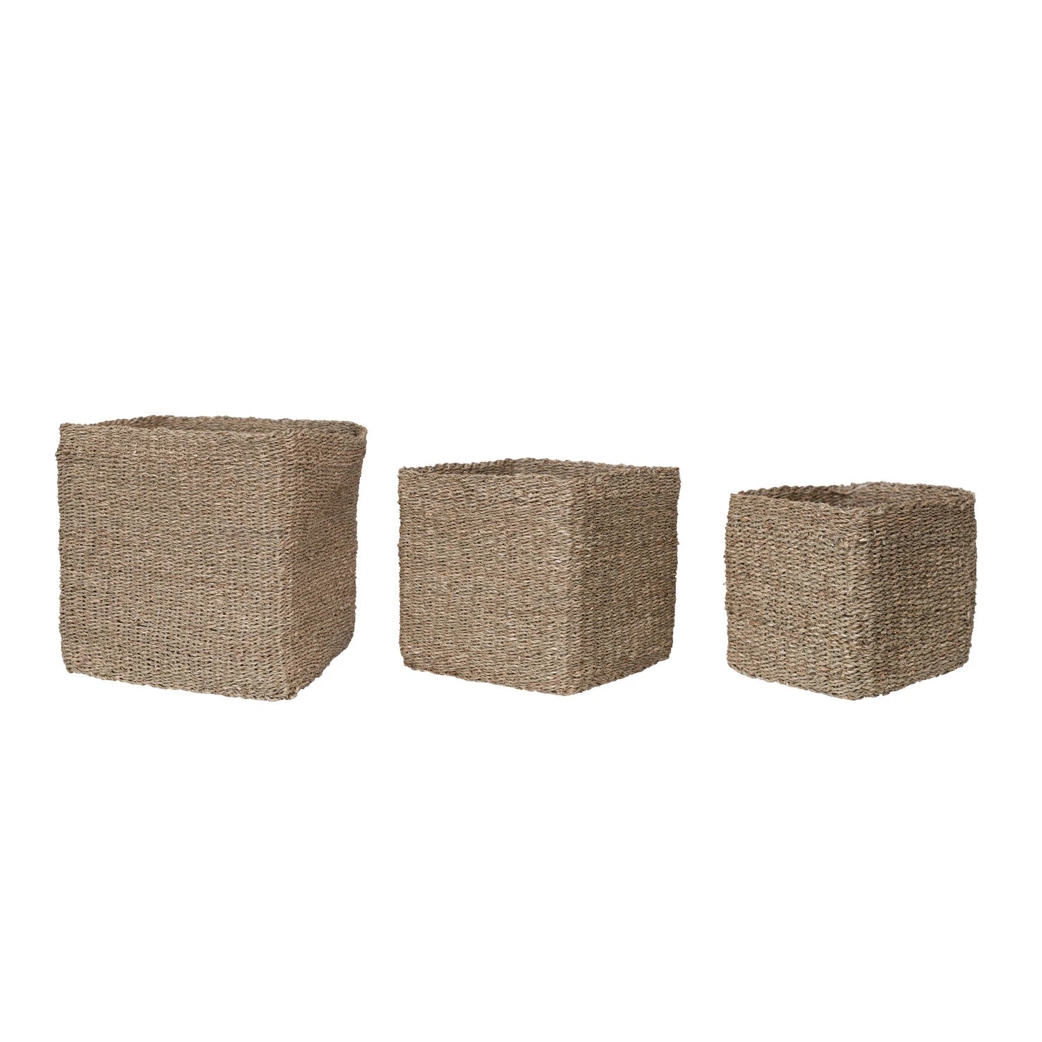 Hand-Woven Seagrass Baskets