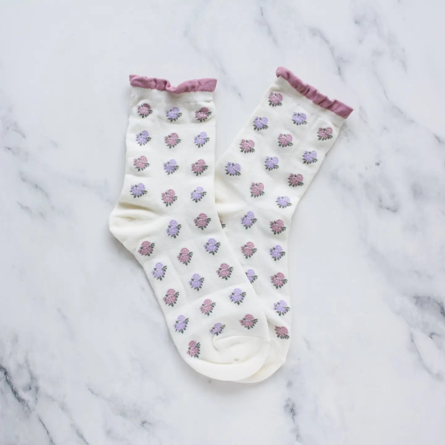 Antique Floral Socks
