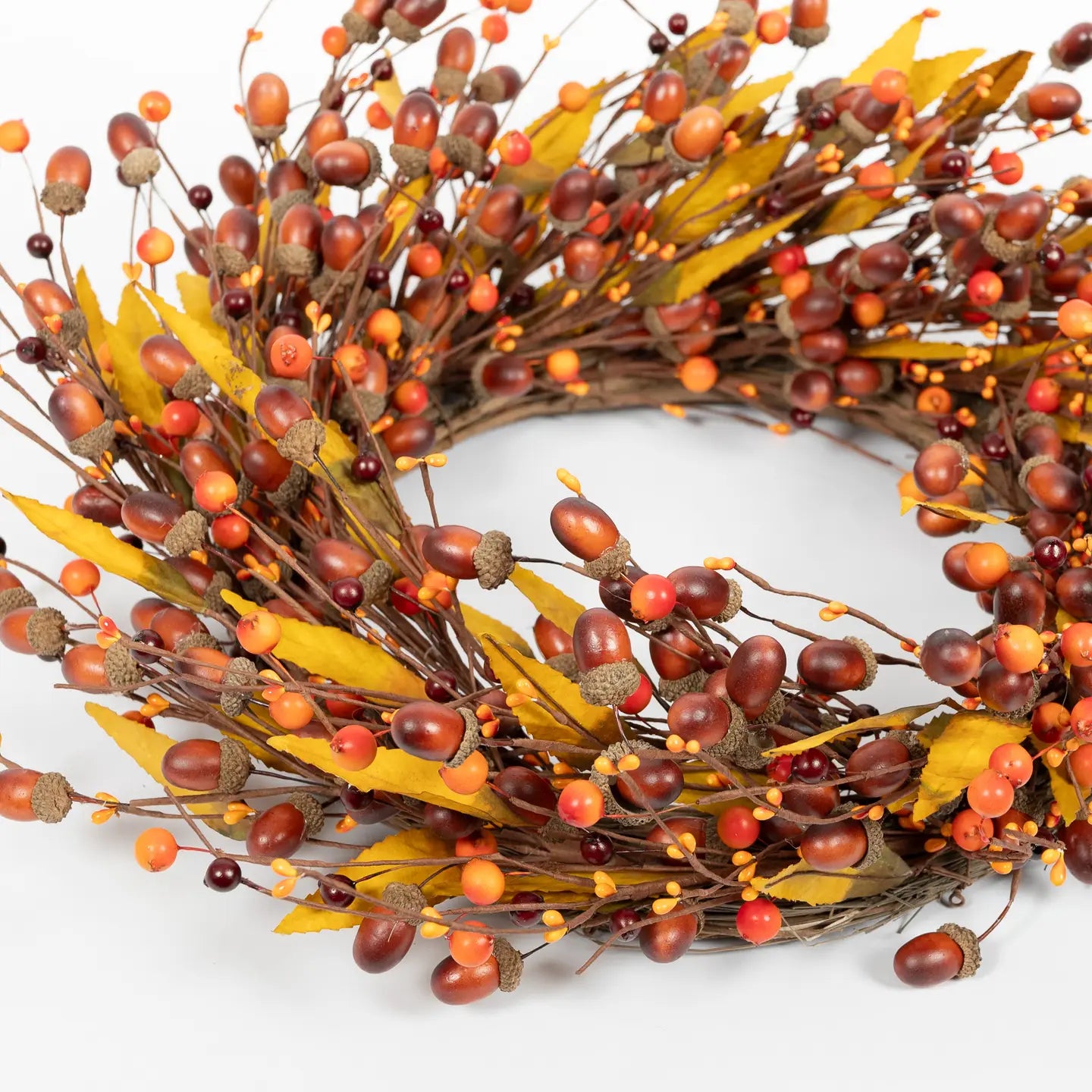 Acorn Harvest Wreath 24"