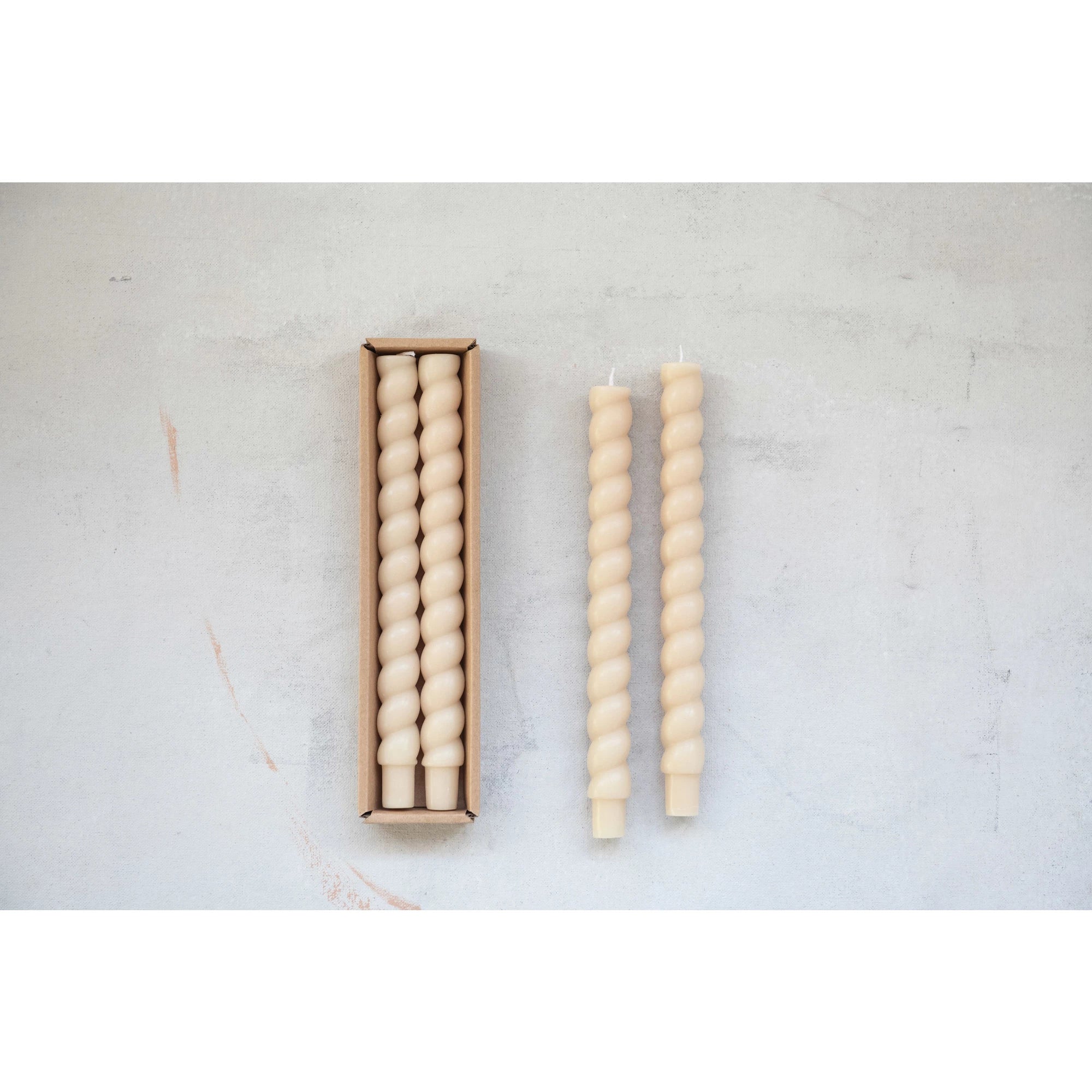Twisted Taper Candles Set