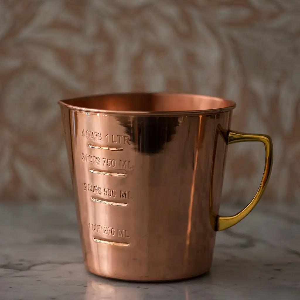 Copper Liquid Measuring Cup